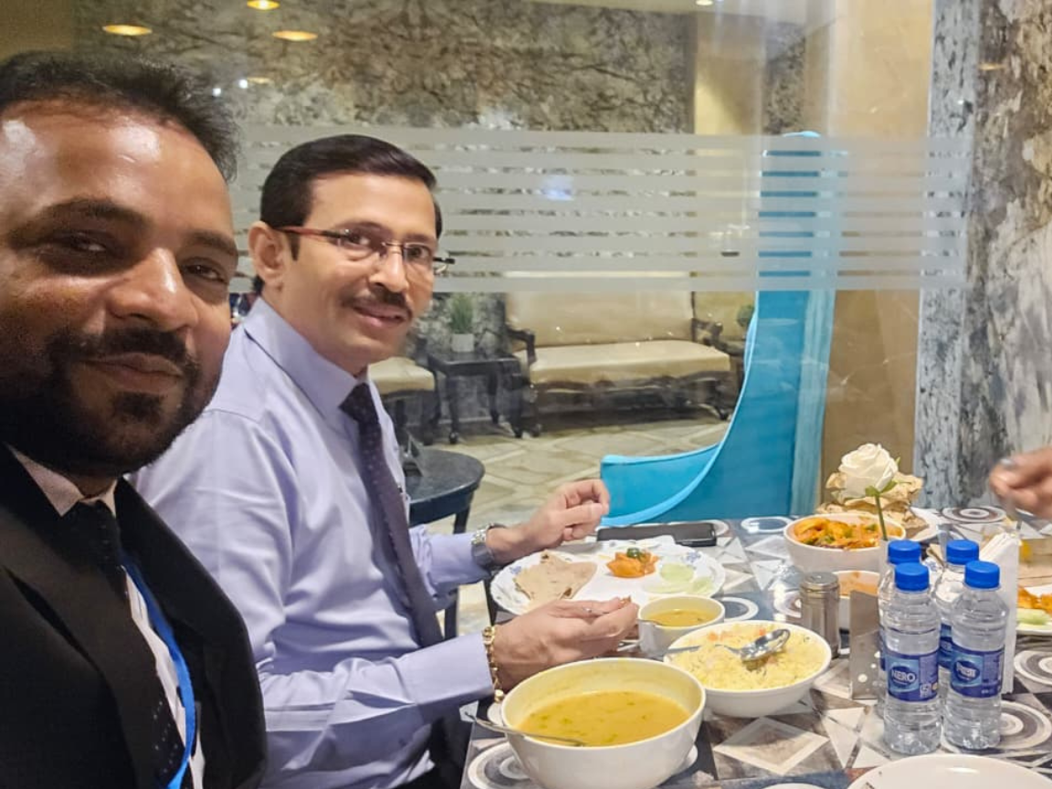 Lunch with Motivational Coach Shri Paras Jain sir